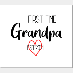 First time grandpa 2021 Posters and Art